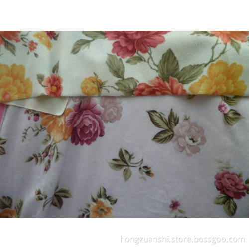 Flower Printing Super Soft Velour (HZS--00351)